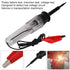 Qiilu Automotive Circuit Tester, 6V 12V 24V Car Auto Electrical Voltage Test Pen Light Lamp Circuit Tester Detector Probe