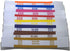 L LIKED Pack of 400 Money Band Bundles, Self Sealing Currency Straps for Bill Wrappers (50 of Each)