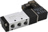 Baomain Pneumatic Solenoid Air Valve 4V110-06 DC24V, 5 Way 2 Position PT1/8" Internally Piloted Acting Type