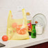LazyMe T Shirt Bags, Plastic Bags with Handles for Grocery and Retail Shopping, 12x20 Inch, Yellow, 50pcs