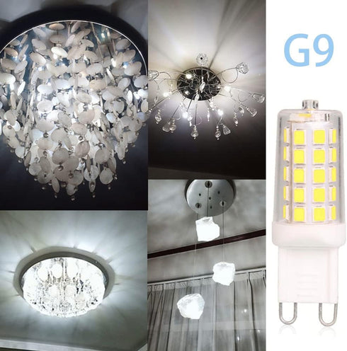 G9 Bulb 4W, 40W T4 G9 Equivalent,4000K 120V 450LM Non-Dimmable (5 Pack) BAOMING LED Neutral WhiteT Halogen No-Flicker