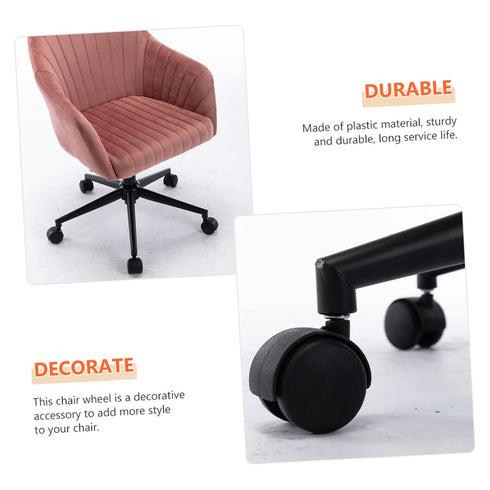4pcs M8 DOITOOL Swivel Casters Swivel Accent Chair Office Chair Casters Office Chair Rug Wheels Rugs for Casters