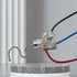Rooyar 15cm 3-Wire Upgraded Semi-clear Pull Chain Switchs with Cable Simple Installs for Ceiling Fan Or Pendant Light
