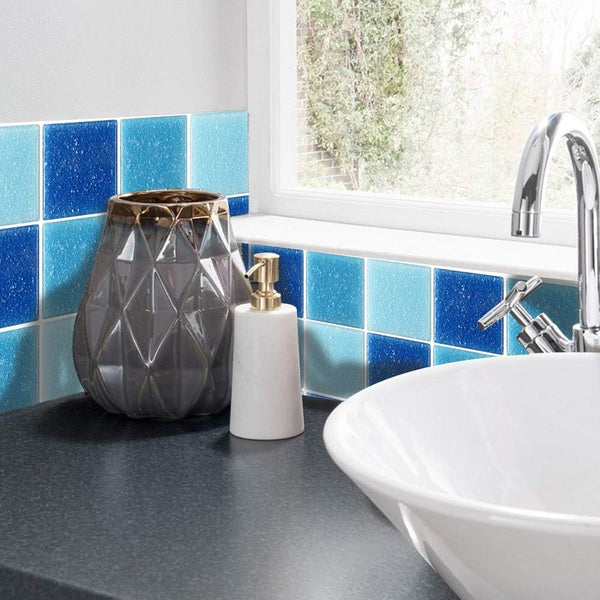 25 Pcs Self-adhesive Tile Transfer: Peel and Stick Tile Decal for Kitchen Bathroom Waterproof Backsplash
