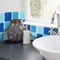 25 Pcs Self-adhesive Tile Transfer: Peel and Stick Tile Decal for Kitchen Bathroom Waterproof Backsplash
