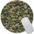 Texture Military Camouflage Mousepad, Customized Round Non-Slip Rubber, Army Green Gaming Mouse Pad