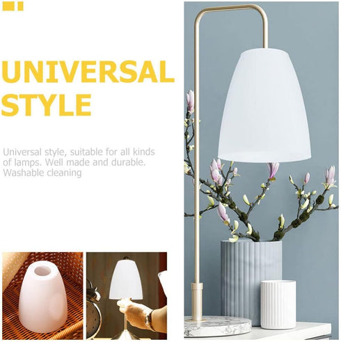 FOMIYES Plastic Lamp Shade Flat Head Lampshade Horseshoe Lampshade Replacement Lamp Shade Cover Floor Light Covers
