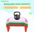 6 (19.6" 9.8" 7" Pcs Kids Lap Desk Tray, Plastic Breakfast Laptop Trays with Side Pockets, Portable Stackable Lap Bed