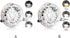 Frandilo 4inch 6000K, 18W Dimmable 120V 1800LM 1) Ceiling Fan LED Light Replacement LED Retrofit Kit Ceiling Fan Light