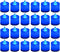 LANKER 24 Pack Flameless Led Tea Lights Candles, Flickering Blue Battery Operated