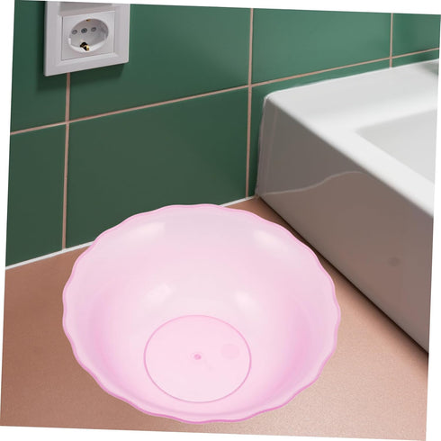 FOMIYES Face Washing Basin Frosted Plastic Beauty Salon Bowl for Face Cleansing Portable Small Wash Basin for Personal