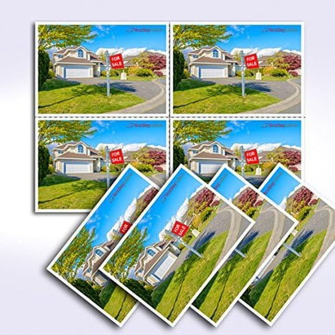 NextDayLabels 8-1/2" x 11" Laser/Inkjet Postcards, 200 Cards (4 Per Page, 4-1/4" x 5-1/2" Each Card | White)