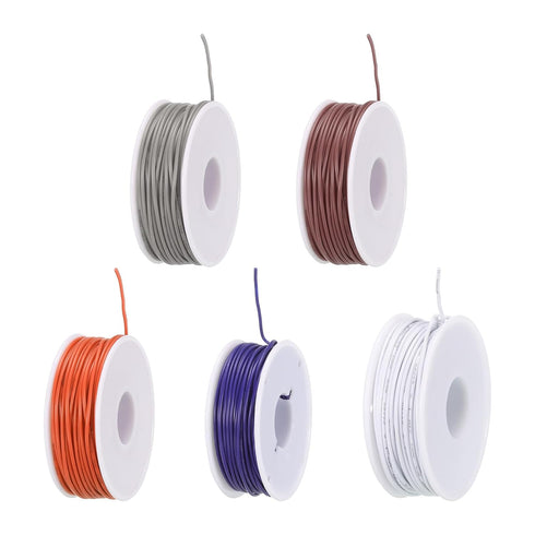 MECCANIXITY 24AWG Wire, 100m (328ft) PVC 1007 Stranded Hookup Wire Tinned Copper for DIY Wiring