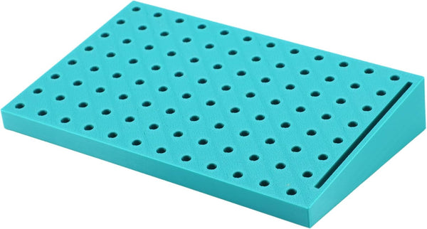 Gadget Ray Rotary Tool Bit Holder Organizer, 96 Hole Burr Storage Block for 1/8