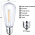 25Pack E17 Bulbs ST40 Bulbs, 0.6Watt Bulb, Dimmable Bulbs ST40 2700K LED Replacement Light Per Waterproof Shatterproof