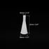 MECCANIXITY Silicone Rubber Tapered Plug 3mm to 8mm Solid White for Powder Coating, Painting, Anodizing, Plating, Sandblasting, Laboratory Use 20 Pieces