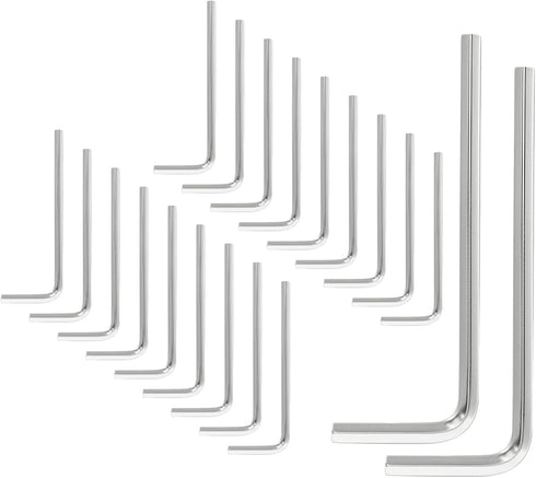Luomorgo 20 Pcs 3mm/1/8 Inch Allen Wrench, Heavy Duty Steel Hex Key Wrench Tool for Repairing