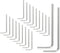 Luomorgo 20 Pcs 3mm/1/8 Inch Allen Wrench, Heavy Duty Steel Hex Key Wrench Tool for Repairing