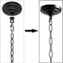 5-5/16 Inch 6 Light Canopy Kit with Feet Hanging Chain, Heavy Duty, Replacement Cover Plate for Chandelier, Pendant
