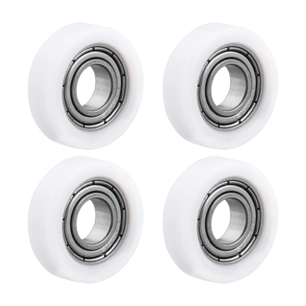 MroMax Roller Idler Bearing Pulley-8 x 22 x 7mm, Sliding Conveyor Nylon Wheel with 688ZZ Bearing, 4Pcs
