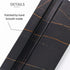 Business Card Holder for Desk - Elegant Display Holder Made of Sahara Noir Marble - Desk Organizer Stand for 25
