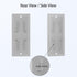 LeMotech 2pc Junction Box Mounting Plate, ABS Plastic Internal Panel with Screws for Electrical Box Installation