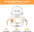 512pcs 1 4 Inch x Baby Milk Bottle Labels to Write On,Freezer Labels Removable, Food Labels Cartoon Waterproof, No