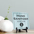 (5" 5) Signs ByLITA Hand Sanitizer Station, Wood Color, Square Table Sign x