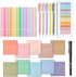 Mr. Pen Aesthetic Book Annotation Kit, 38 pcs, Highlighters and Gel Pens, No Bleed Highlighters for Bible Pages