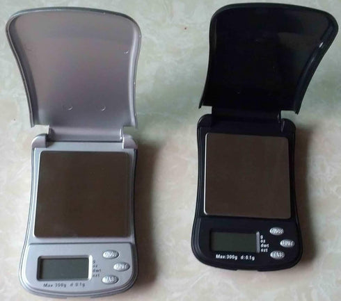 NewlineNY Digital Pocket Jewelry Mini Scale, Fliptop, Black