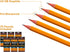 Bostitch Office Premium #2 Pencils, 72-Pack, Pre-Sharpened American Cedar Wood, HB Graphite