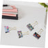 STOBOK 7pcs Tiny Binder Clips, Metal Paper Clips, Small File Clips, Cute Stainless Steel Document Clips for Office