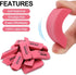 Pink Erasers 12 Pack - Latex Free Pencil Erasers for Kids, Rubber Art Erasers for Classroom Essentials