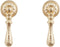 PILYON Door Knobs 2Pack Drawer Handle Black Hanging Cabinet Bedside Table Solid Single