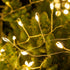 33FT 300 Firecracker String Lights LED Warm White Plug in Indoor Silver Wire LED Cluster Fairy Lights with Remote