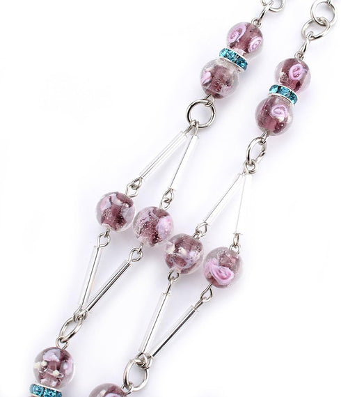 Beautiful Badge Lanyards ID Necklaces, Stylish ID Badge Holder for Teachers, Stainless Steel Chain