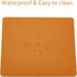 KINOPREV Home,10.2" 8.3",1 Pack Leather Mouse Pad - Wood Mouse Pads with Stitched Edge,PU Non-Slip Mouse Mat,Double