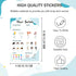Pack 6 Pack 4 6 Inch Well Tile Playtime Notepads Variety Imaginative Roleplay Writing Pads with Restaurant Order Forms