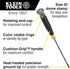 Klein Tools 85615 Mini Precision Screwdriver Set, 4-Piece Phillips and Slotted Set, Ideal for Electronics, Small Appliances, Terminal Blocks by Klein Tools