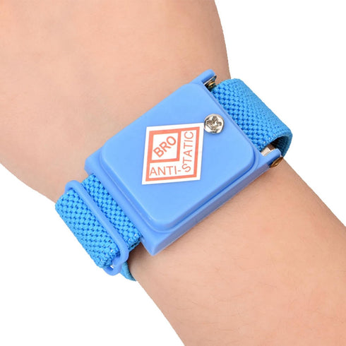 Sonew Anti Static Wrist Straps, Cordless ESD Discharge Cable Band, Blue