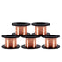 5 Rolls/Set 12m Enameled Copper Wire, 0.004" Diameter Repair Wire