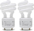 Xtricity Compact Fluorescent GU24 Light Bulb Base - 2 Prong T2 Mini Spiral, 13W (60 Watt Equivalent), 2700k