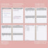 Budget Planner - Monthly Finance Organizer with Expense Tracker Notebook, A5, Rose, 1 Year Use