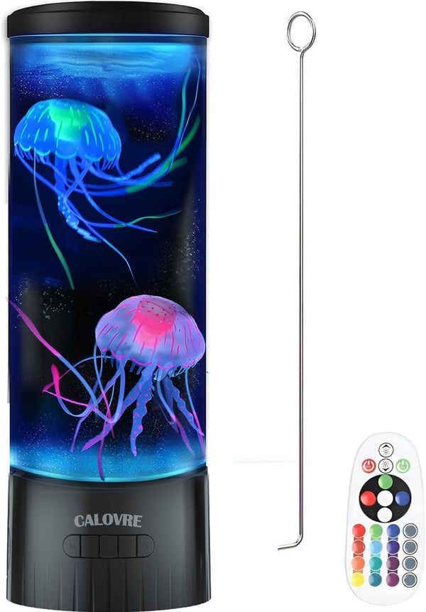 CALOVER Large Jellyfish Lamp Gifts for Kids Adults Electric Fantasy Tank Aquarium