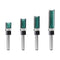 Pattern Flush Trim Router Bits 1/4 Shank, Durable Bottom Bearing Router Bit Set for Home DIY