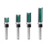 Pattern Flush Trim Router Bits 1/4 Shank, Durable Bottom Bearing Router Bit Set for Home DIY
