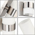 XiNBEi Lighting ADA Wall Sconce, Opal Cylinder Glass in Brushed Nickel, Bathroom Vanity Light for Living Room