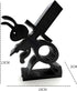 2Pcs/Set Set 3D (2) Ant Toilet Roll Holder, Funny Toilet Paper Holder Free Standing Bathroom - Printed Black Ant Roll