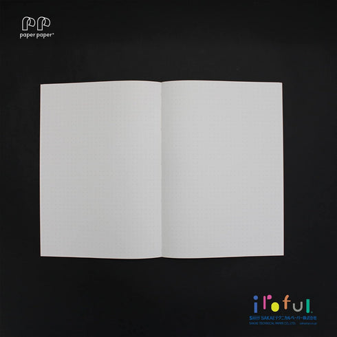 SAKAE Technical Paper iroful 75 gsm Notebook, 8.27" x 5.85", 96 Pages, White (1 Pack)