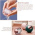 Lint Roller Hair Remover Ball, Portable Diatom Mud Ball Cleaner for Clothes and Furniture (Red Bean Gold)
